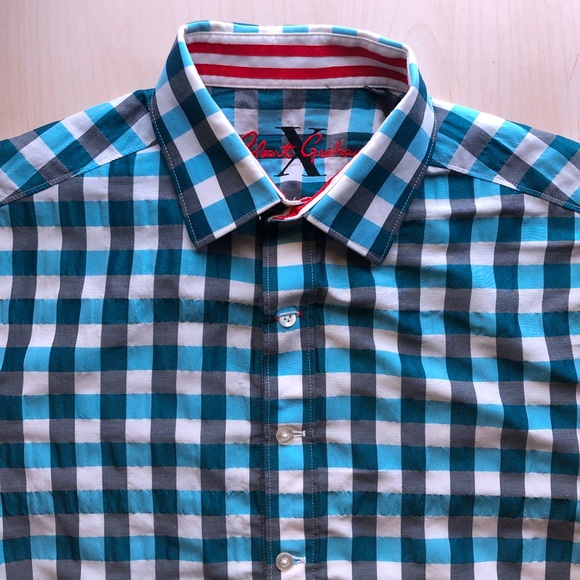 Robert Graham short sleeved casual button down - Picture 4 of 7